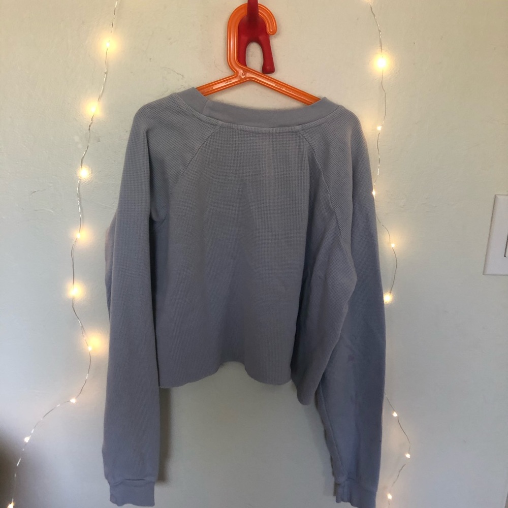 Periwinkle cropped sweater from brandy melville!!